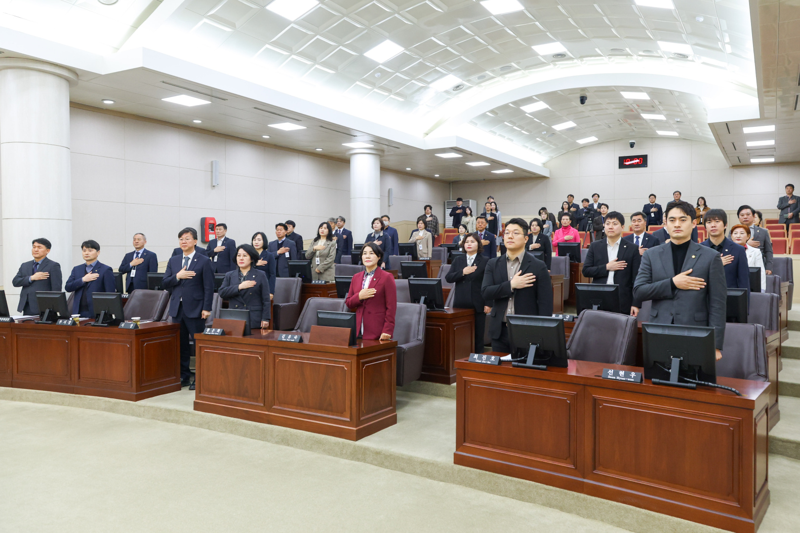 제302회 안산시의회 임시회 제1차 본회의 사진