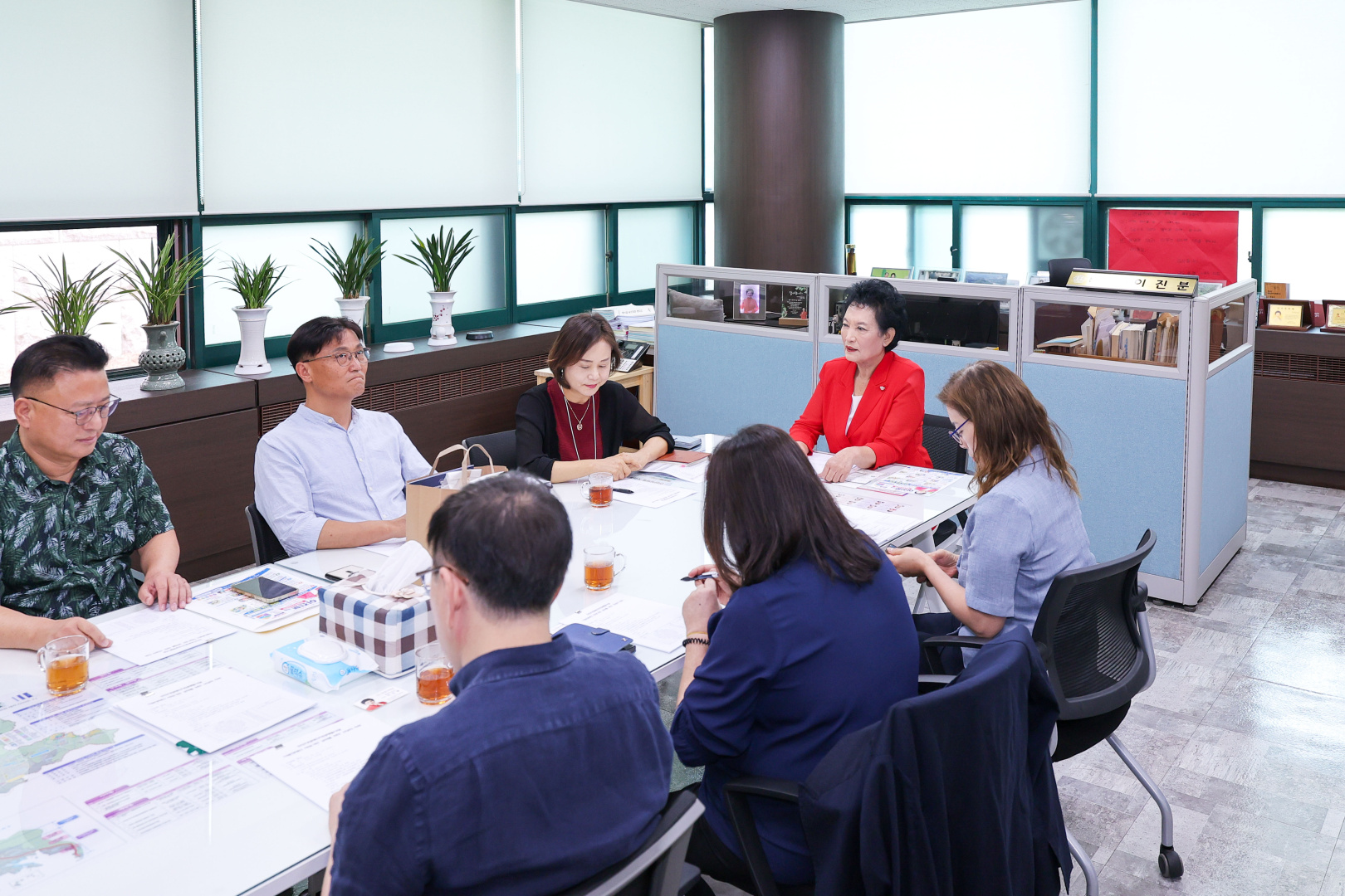 안산시장애인직업재활시설 시설장 및 관계자 간담회 사진