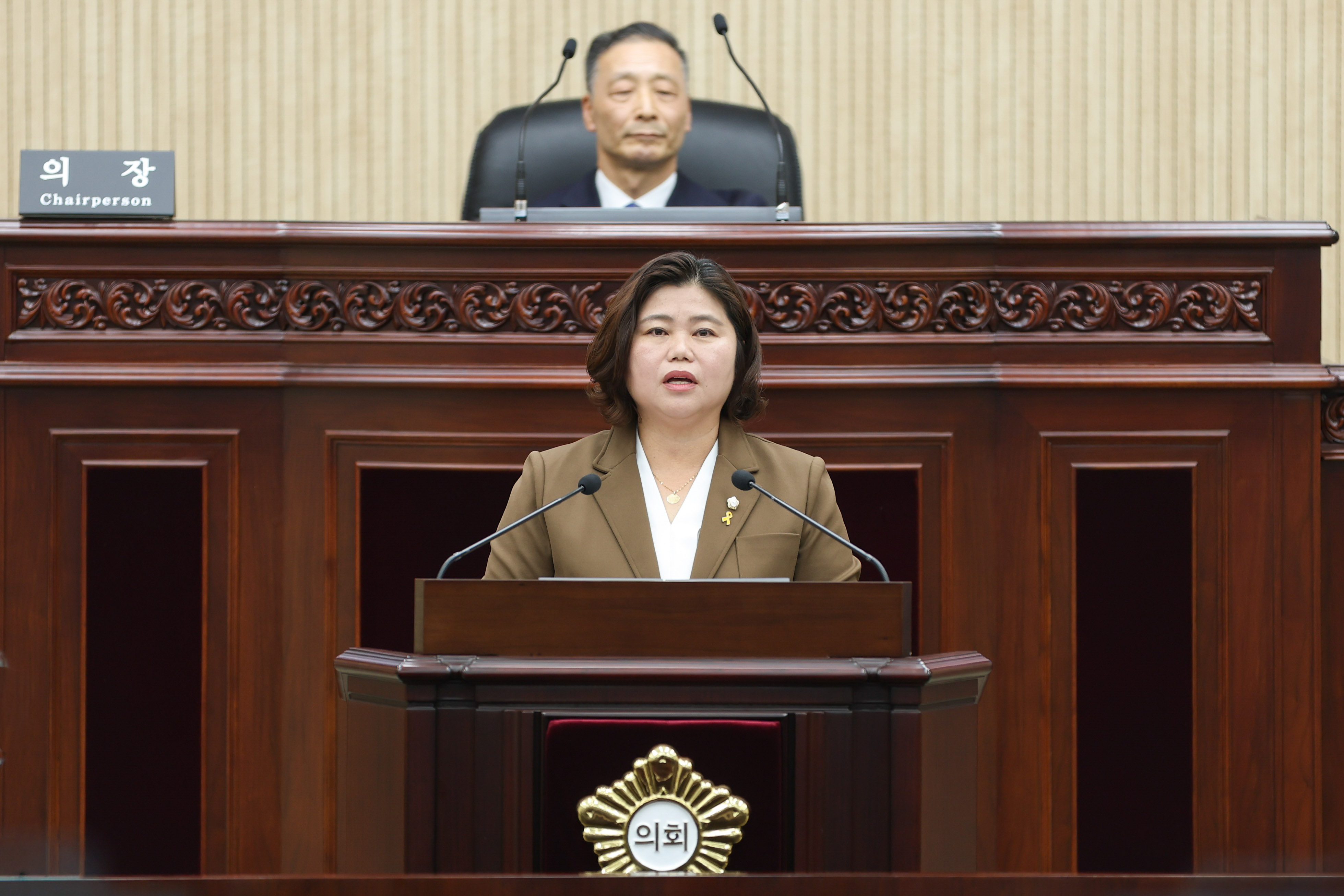 제306회 안산시의회 제1차 정례회 제1차 본회의 사진